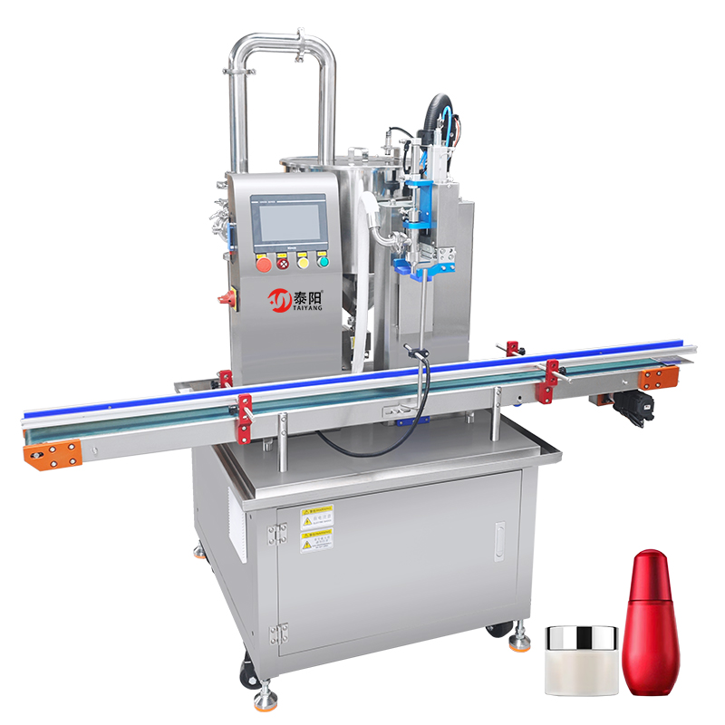 Vloeibare water emulsie crème vulmachine